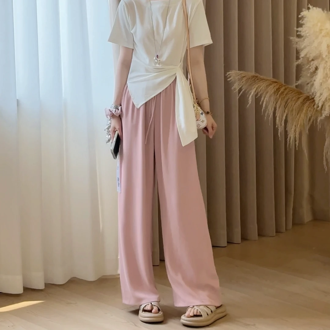 【凉感夏日】丸子璐夏季新款时尚休闲休闲裤预WZLX5XXK1016A