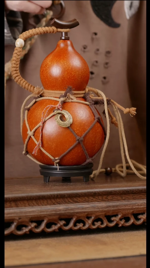 258号精品天然大漆酒葫芦一物一拍~