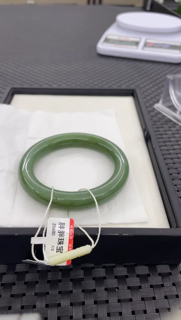 和田玉手镯未镶嵌珍*莉手镯一条59（多样性发一件）Z0680