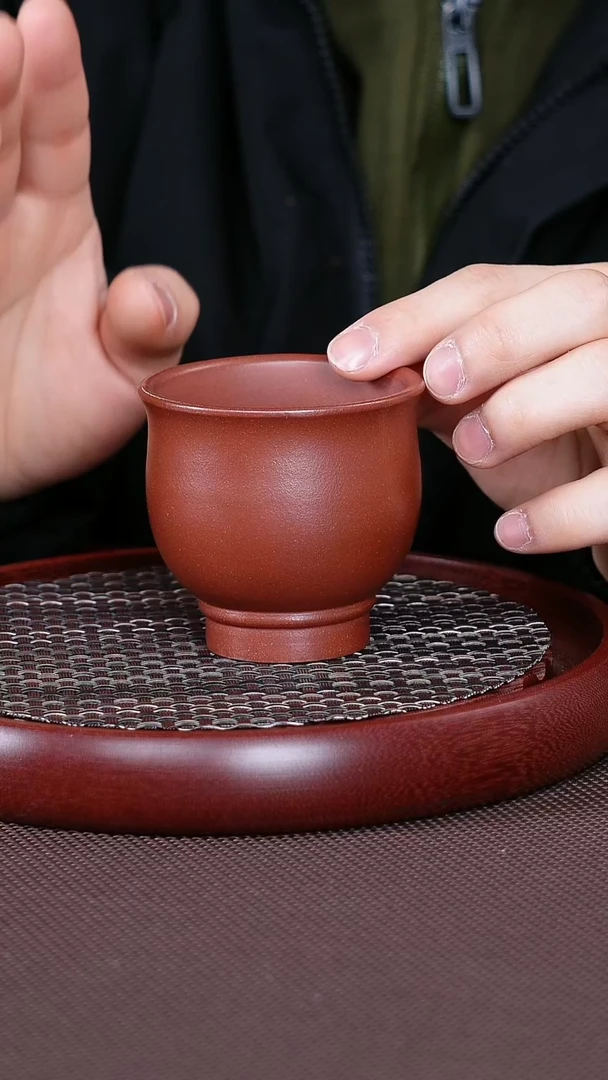 【闪购商品】紫砂茶杯龙血砂主人杯