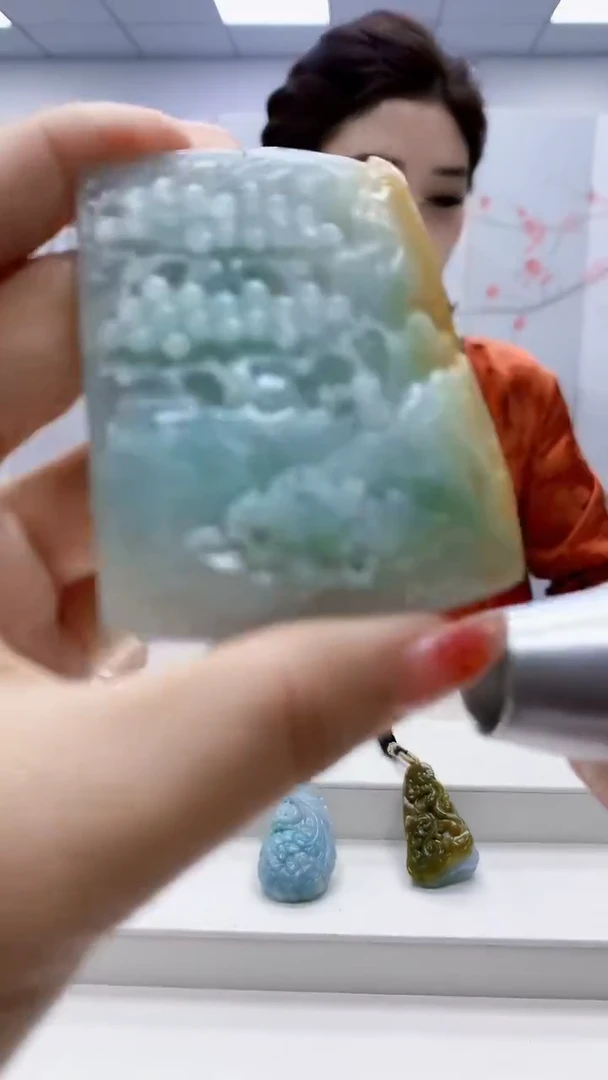未镶嵌定制翡翠4829ty-毛货挂件118