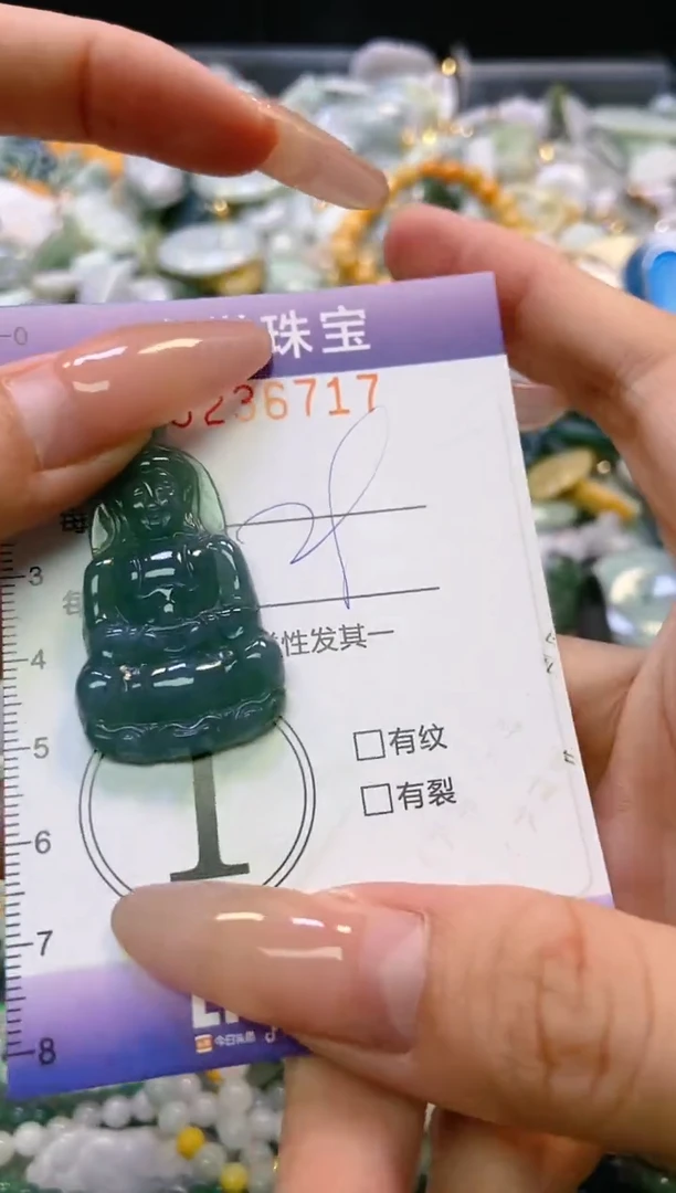 翡翠未镶嵌颈饰闪购0236717