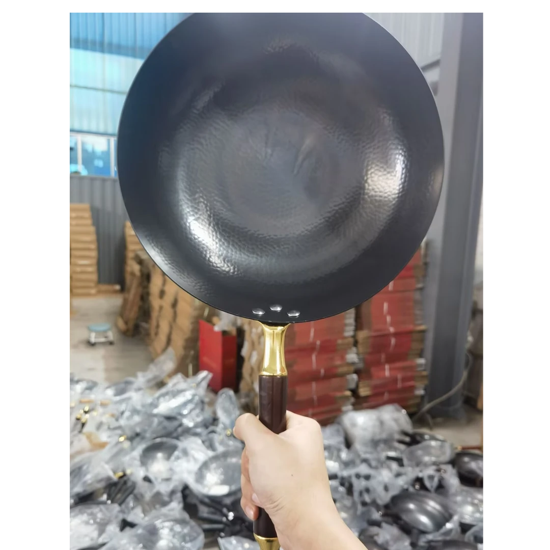 【金把黑锅】章丘手工铁锅微瑕疵锅家用锻打炒锅无涂层不粘锅捡漏