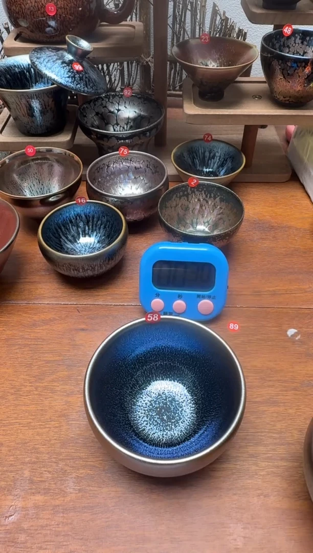 茶盏阿*58号建盏工匠茶器