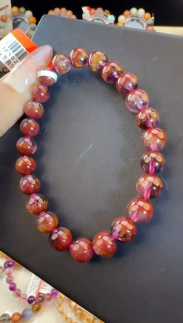 水晶手串未镶嵌Q极光手串7m+ JP50275 宋