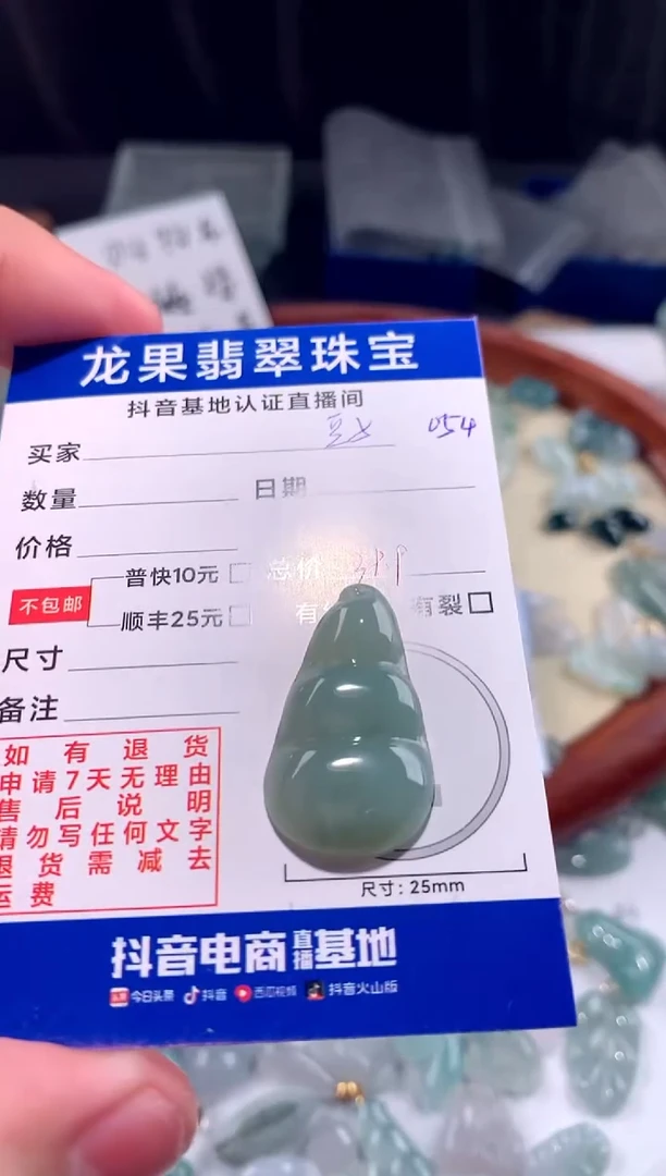 【闪购商品】翡翠颈饰未镶嵌豆子054