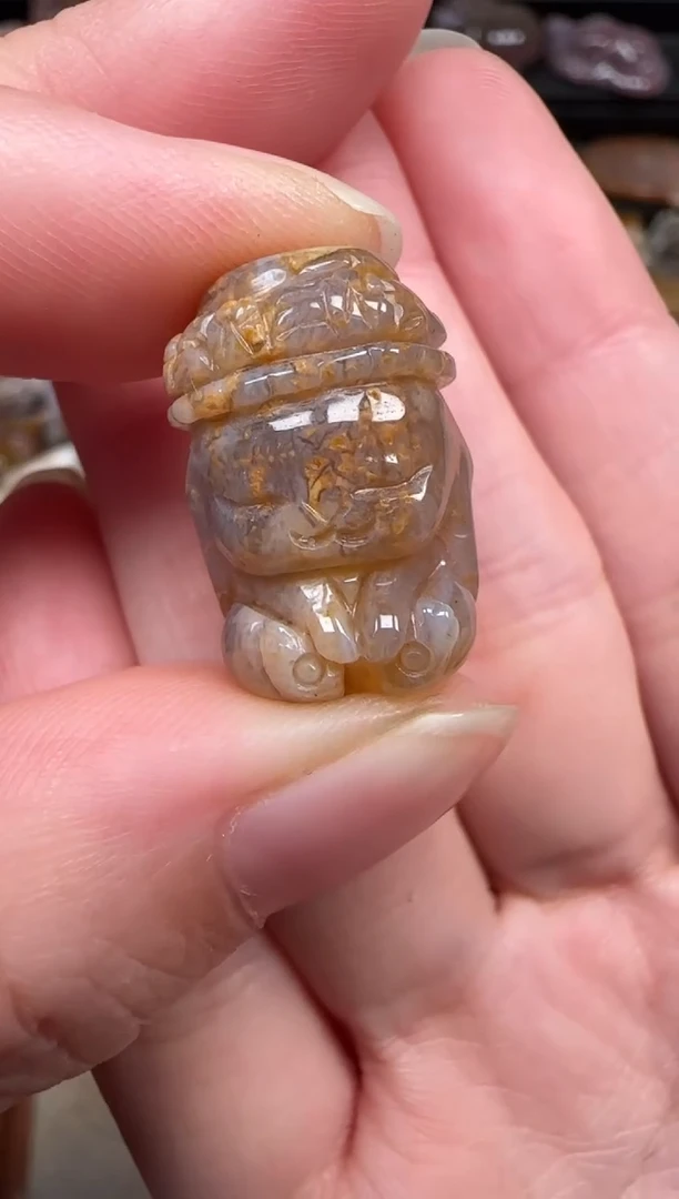 颈饰未镶嵌硅化珊瑚（珊瑚玉）685