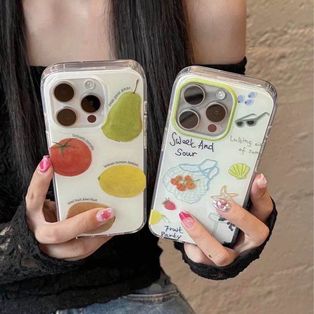 壳望夏日水果适用苹果华为vivo小米oppo女款iphone15/16/14荣耀壳