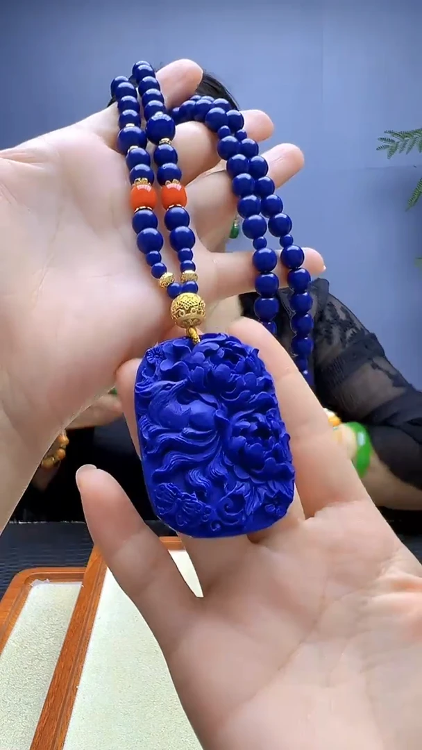 查罗石14K金镶嵌颈饰丹丹diy劲饰