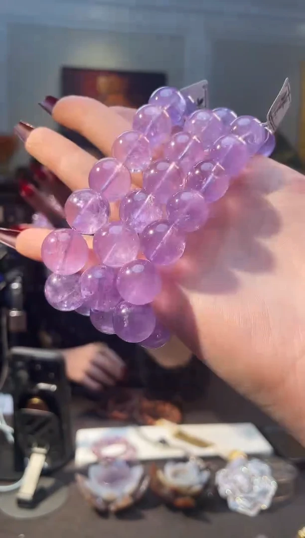 琉璃/树脂/塑料类星光闪手串15