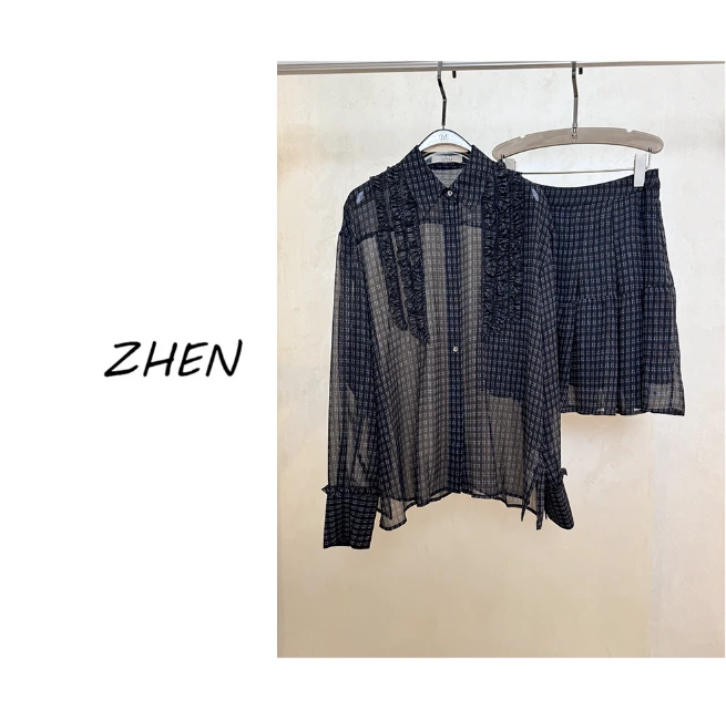 【ZHEN】25K00949   2025新款时尚气质休闲套装