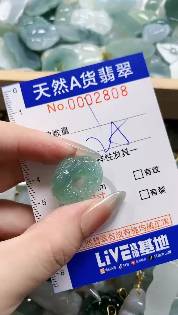 颈饰未镶嵌翡翠天然A货翡翠