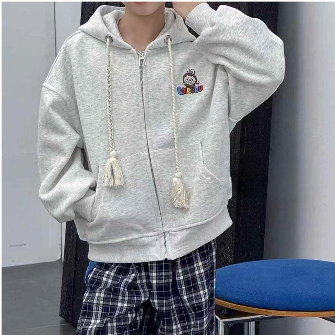 女童新秋少女风可爱卫衣外套100