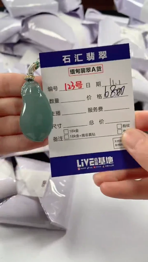 颈饰未镶嵌翡翠1