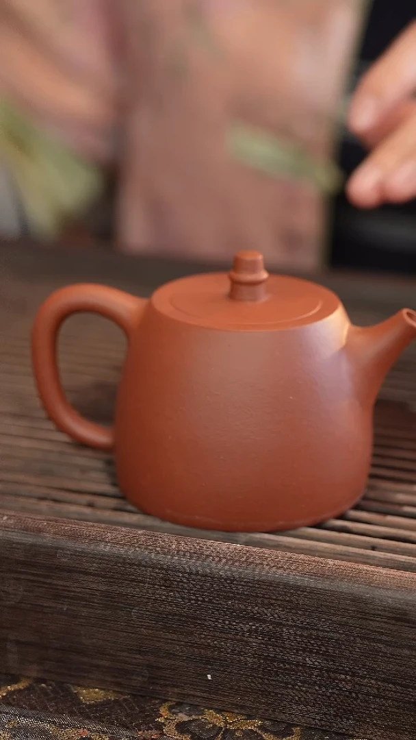 茶壶紫砂原矿手工制作   汉铎