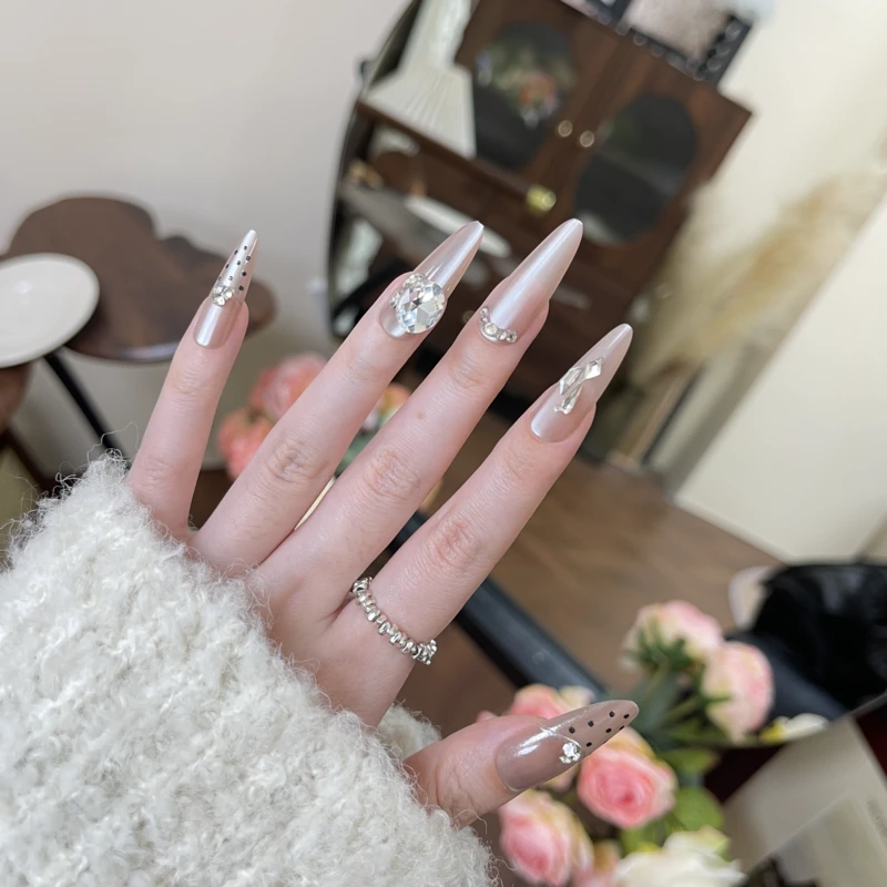 【147波点晨露】Thankokay辛小七穿戴甲 轻奢感高级美甲贴片穿戴式