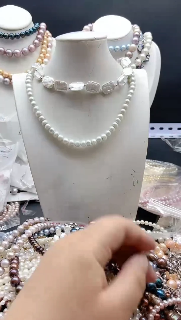 淡水珍珠未镶嵌颈饰1