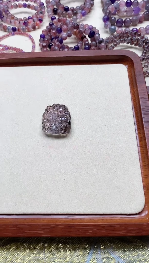 【闪购商品】水晶雕刻件未镶嵌凤九