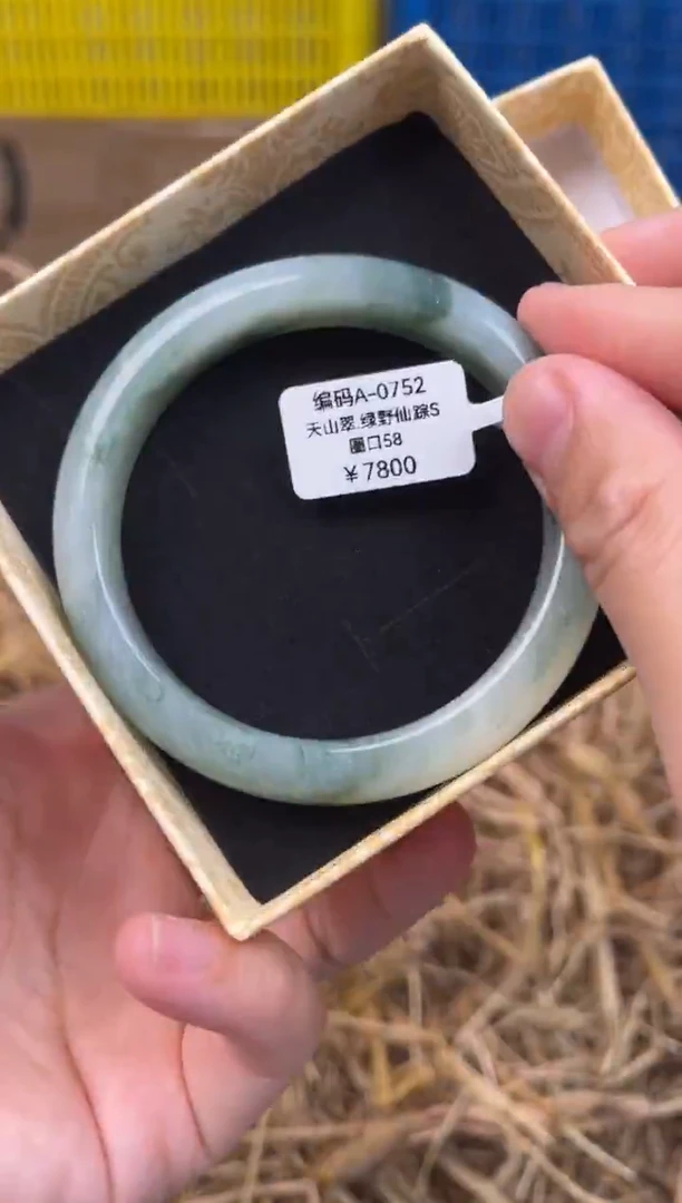 未镶嵌手镯石英质玉编码A0752