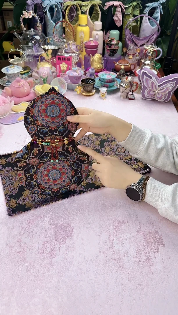 19黑金葫芦茶席带链