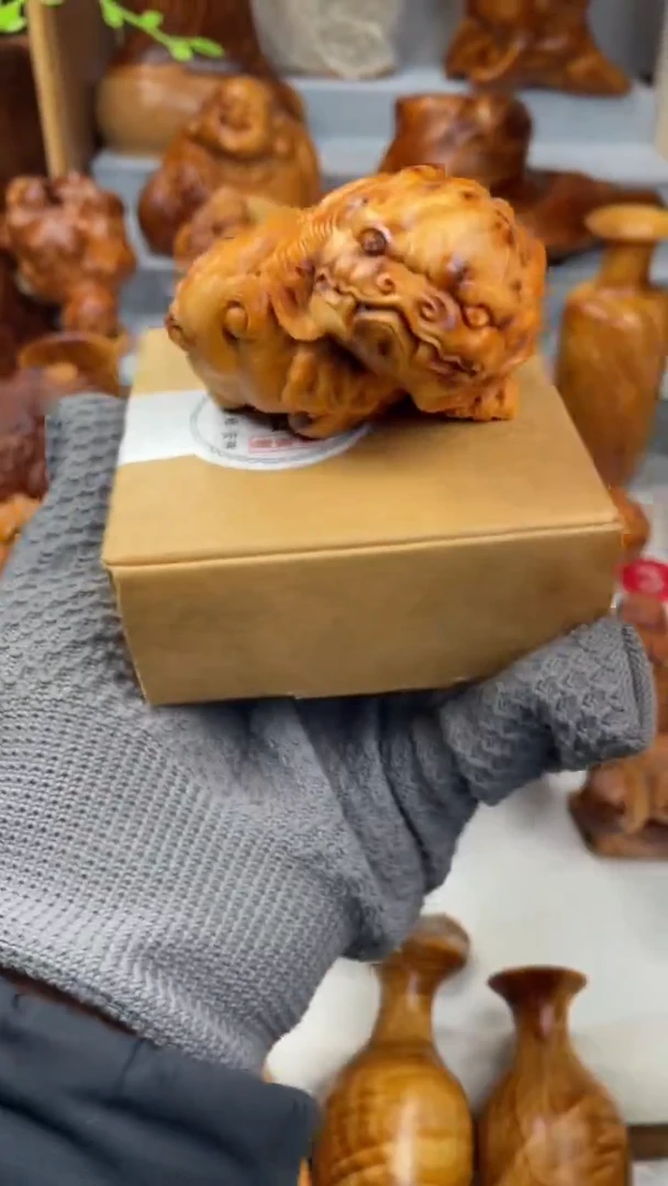 木瑾*瑜太行崖精品 貔貅 把件/雕刻件-鉴赏期48小时