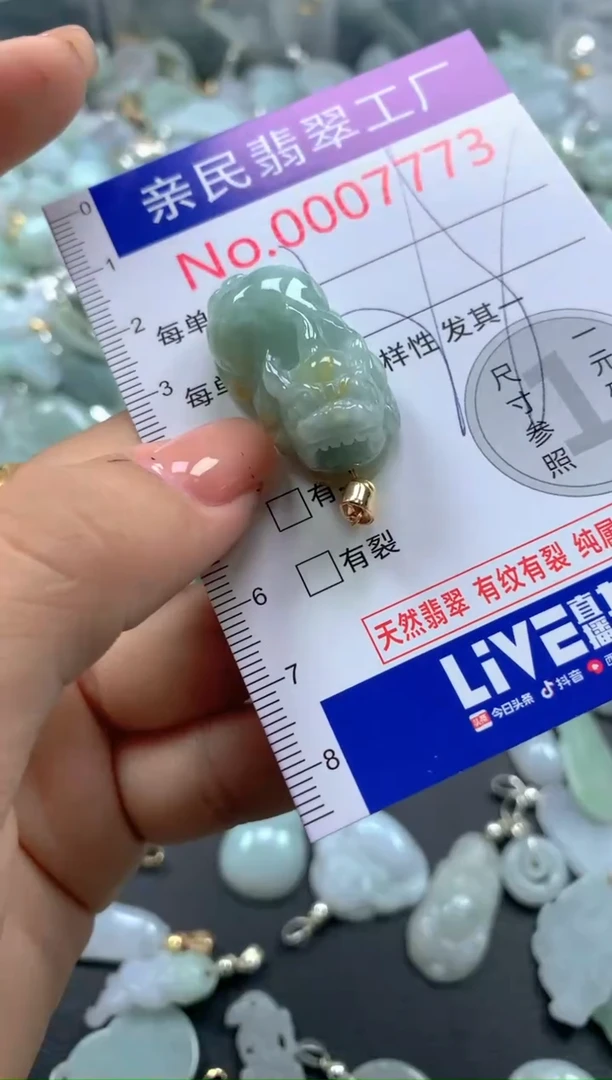 颈饰未镶嵌翡翠7773