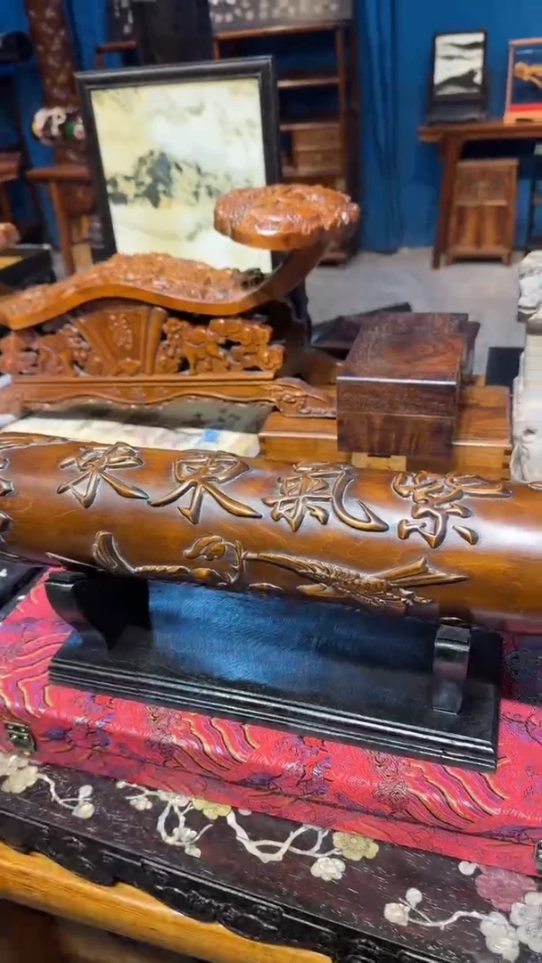 木黄杨木紫气东来横财