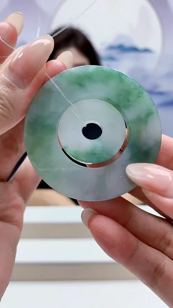 未镶嵌定制翡翠4829MM-毛货挂件116