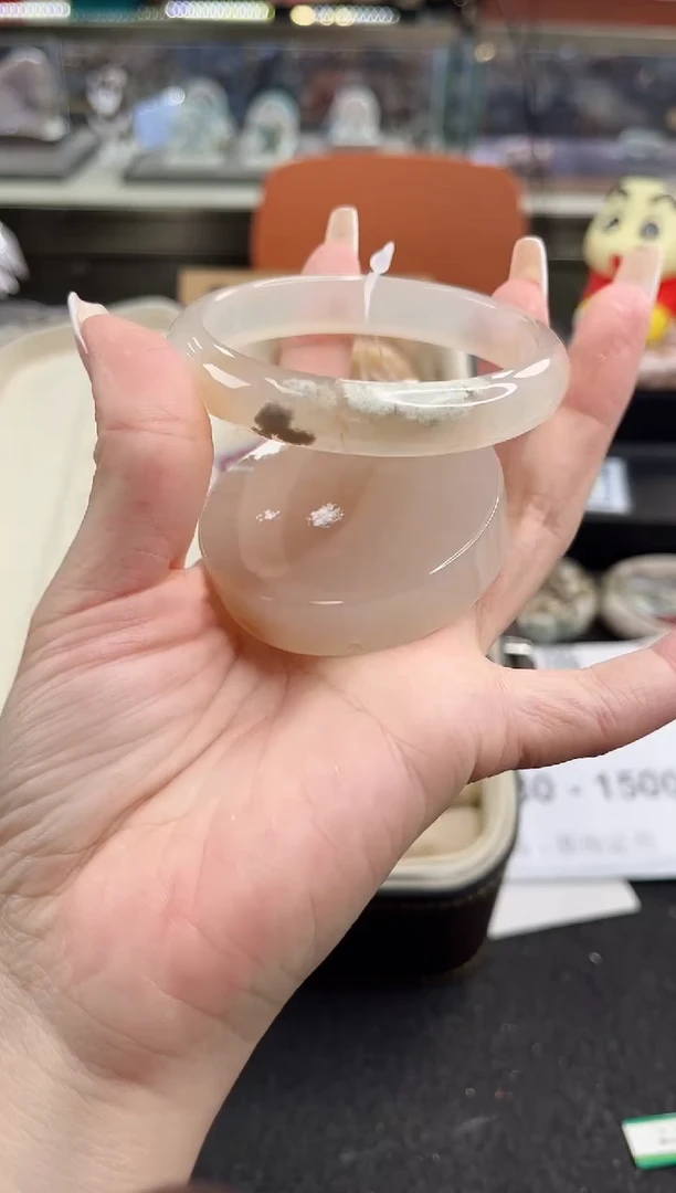 未镶嵌手镯石英质玉57圈口 （赠品镯心）3593248