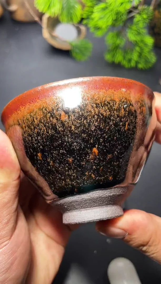 茶盏66 叶紫建盏