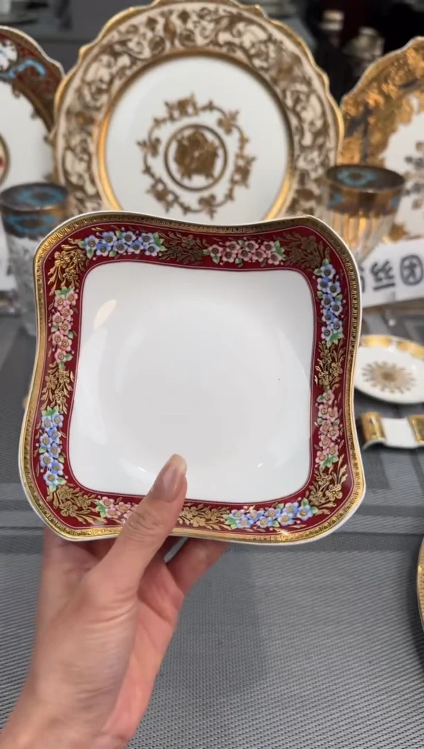 【闪购商品】瓷片6寸方形碗2个  福利价  福利价