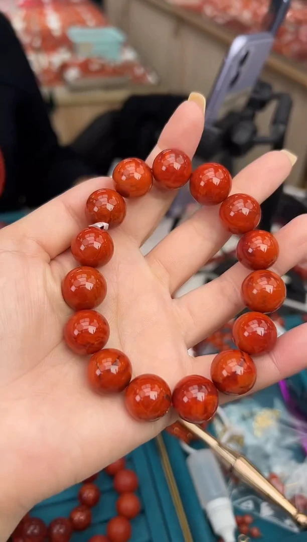 【闪购商品】南红玛瑙珠串未镶嵌多样性发其一/15/92197438