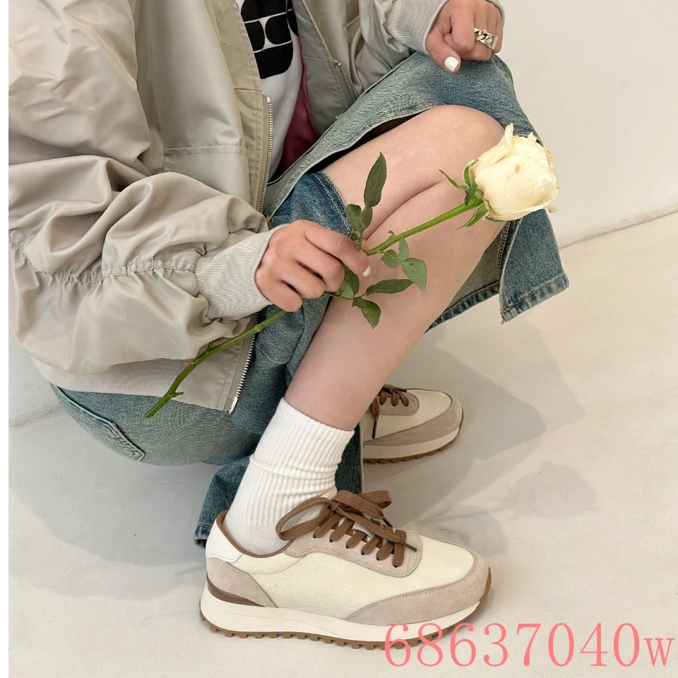 TALIA/特丽雅运动鞋低帮鞋子复古夏季ins交叉绑带休闲鞋68637040W