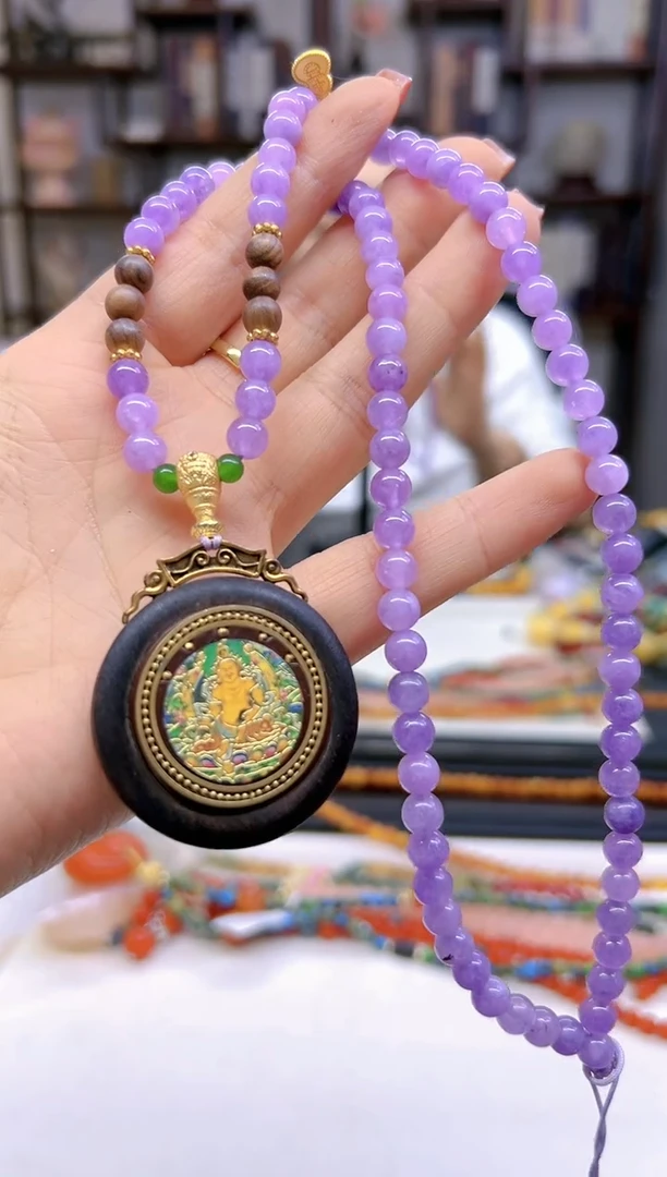 【闪购商品】翡翠毛衣链未镶嵌M436