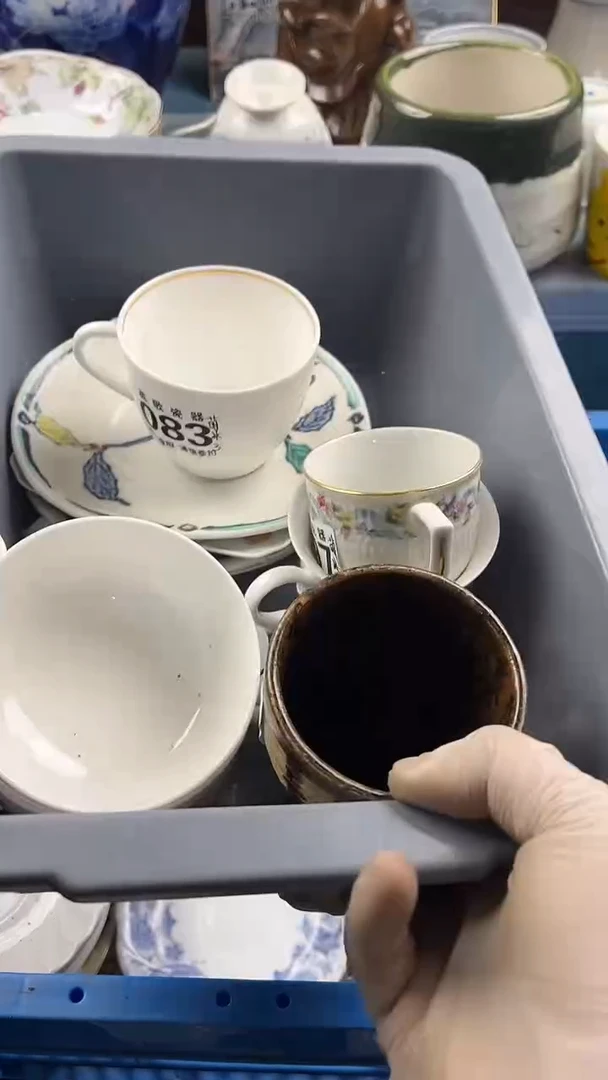 瓷片凝*冰英歌瓷器满28包邮