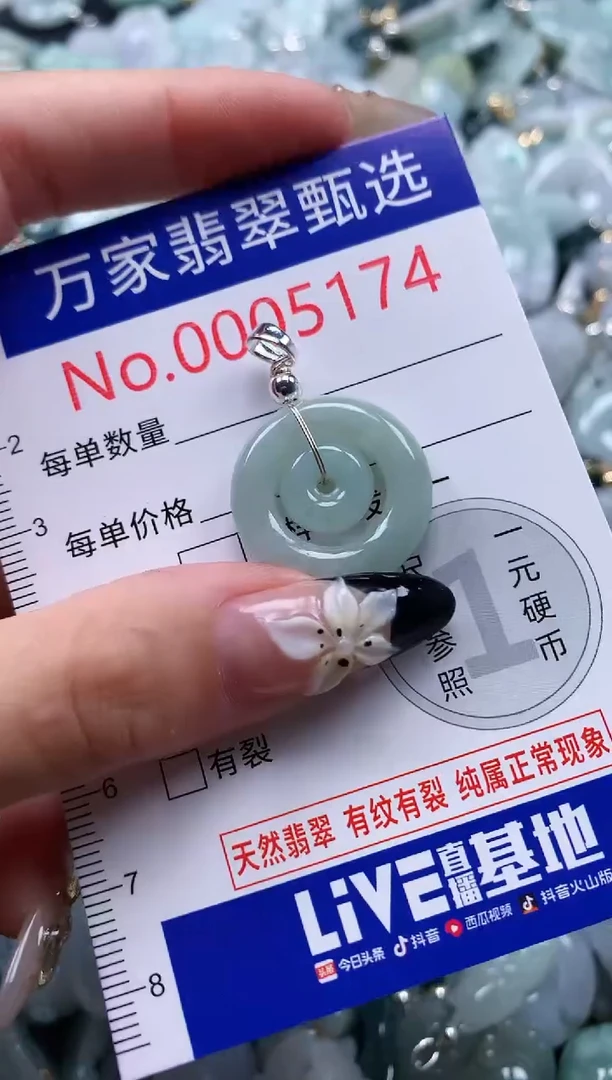 翡翠未镶嵌颈饰5174