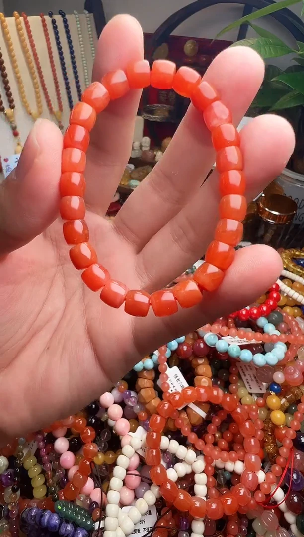 未镶嵌手链南红玛瑙静**然（一物一件）004017