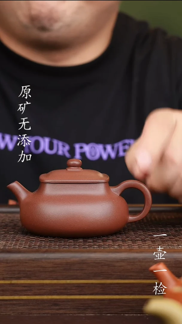 茶壶紫砂宜兴紫砂原矿无添加