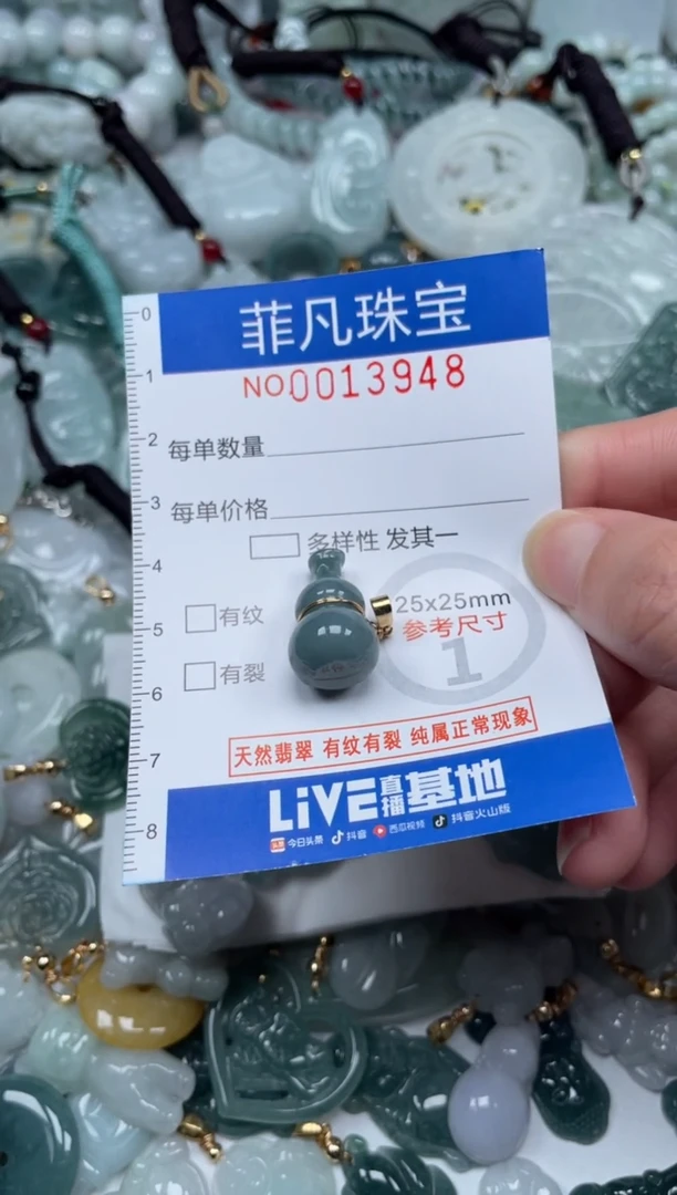颈饰未镶嵌翡翠13948