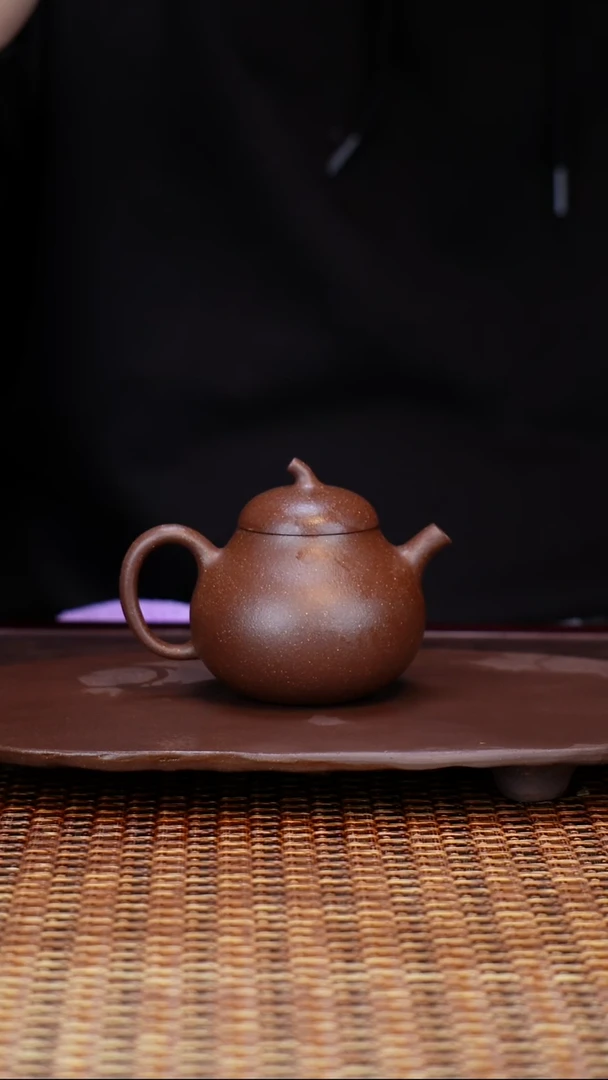 茶壶紫砂汀禾紫砂《茄瓜》