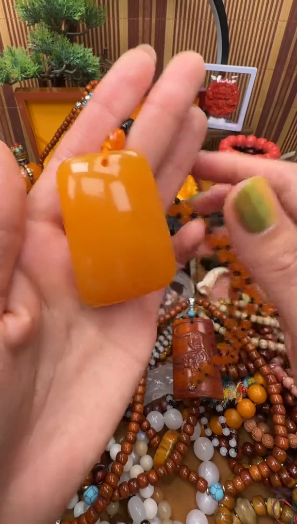 未镶嵌颈饰蜜蜡所见即所得所见即所得