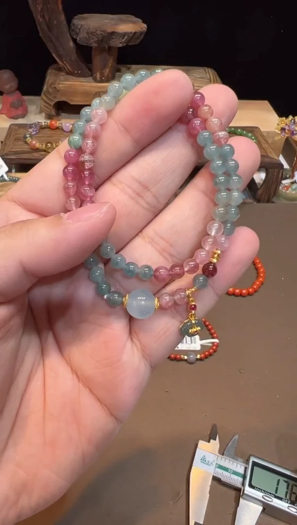 【闪购商品】碧玺手链未镶嵌手饰@@