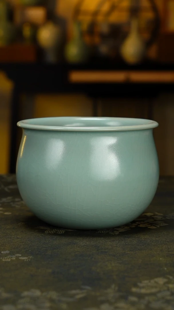 杯子瓷小茶渣缸-微瑕