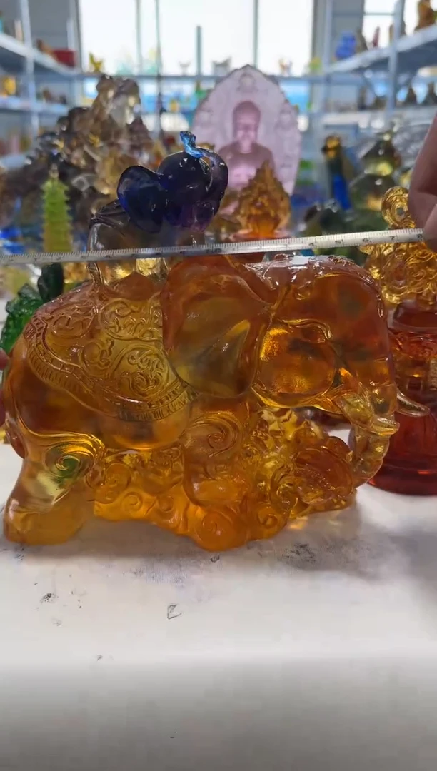 琉璃微瑕古法琉璃假一罚十