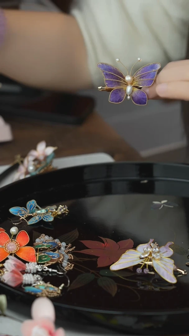 刺绣闪购纯手工非遗国风饰品