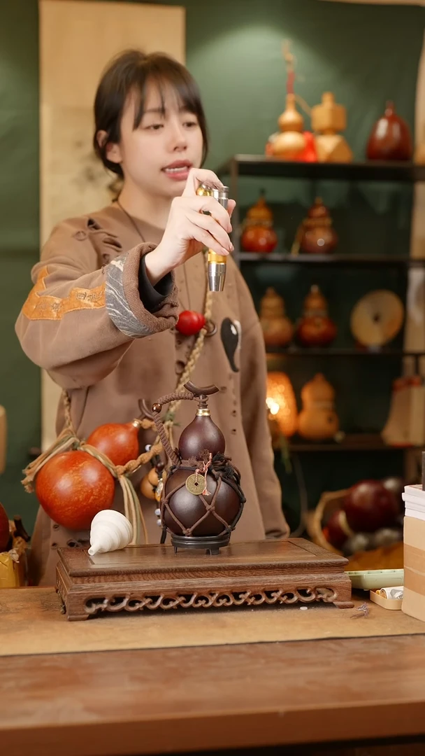 138号精品天然大漆酒葫芦一物一拍~