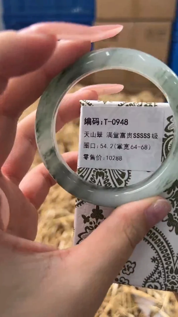 未镶嵌手镯石英质玉T-0948