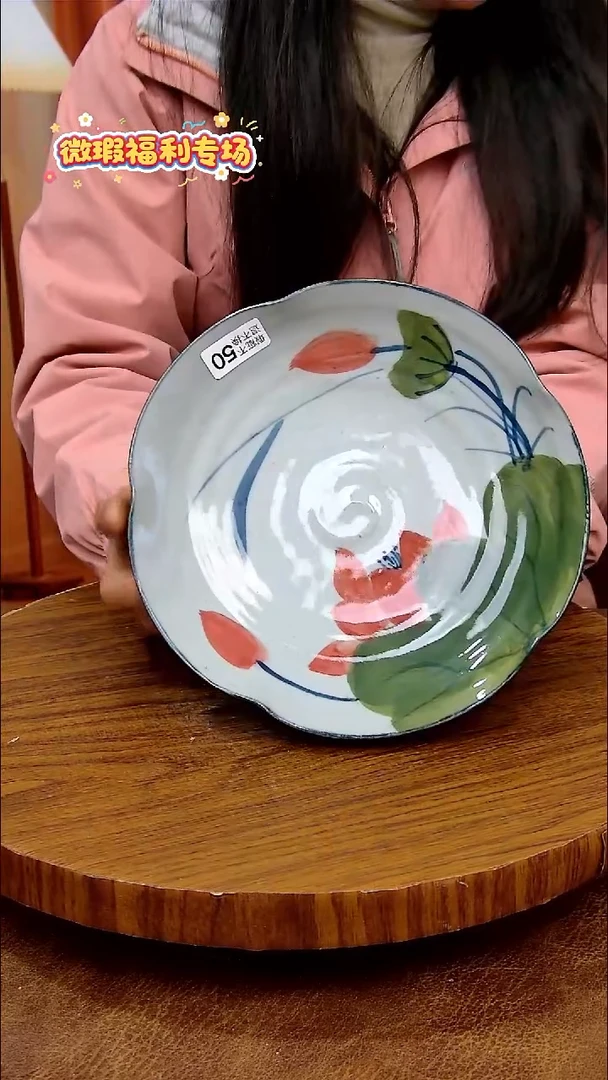 杯子陶手工手绘釉下彩陶瓷，微瑕