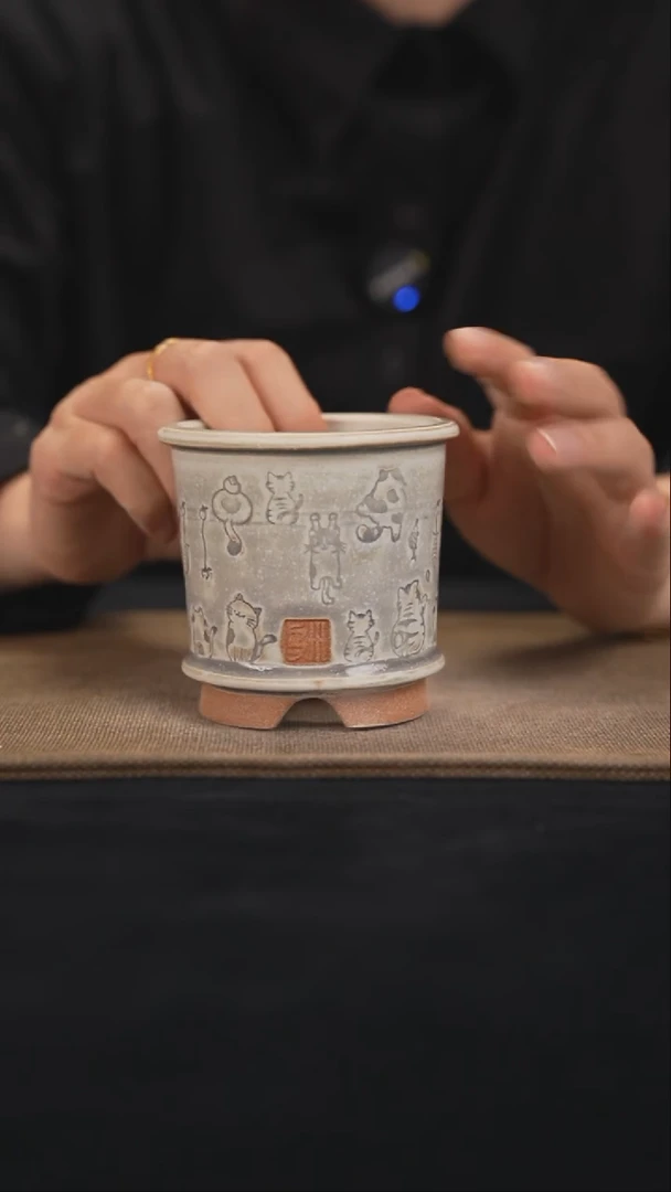 9-28-039花盆口径7瑕