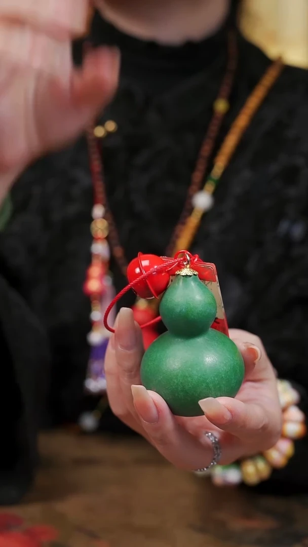 496漆艺工艺小葫芦16.8